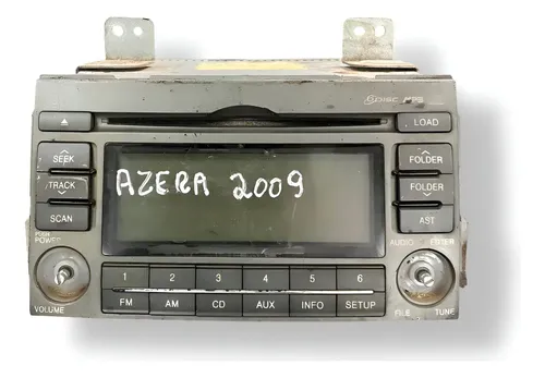 Rádio Cd Player Hyundai Azera 3.3 2009 A 2012 961953l5003g