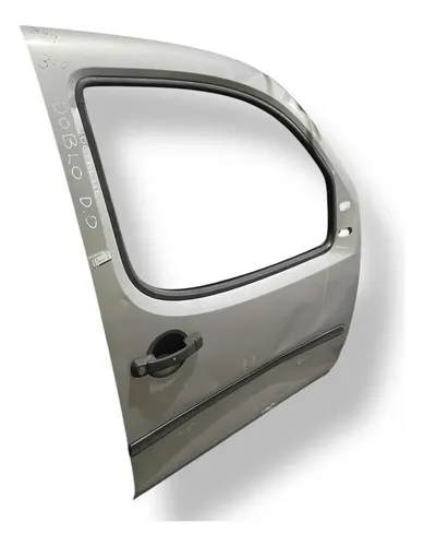 Porta Dianteira Direita Fiat Doblo 2008 2009 Com Detalhe Dianteira Direita Prateado