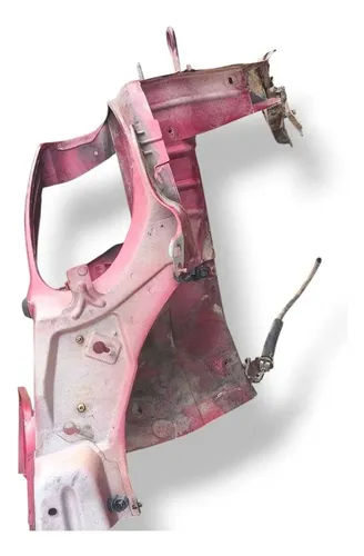 Ponta Longarina Dianteira Esquerda Peugeot 206 2001 A 2004 Vermelho