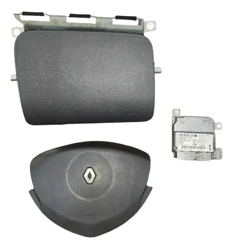 Kit Airbag 1.6 Renault Clio 2007 2008 2009 2010 2011 2012 Cinza