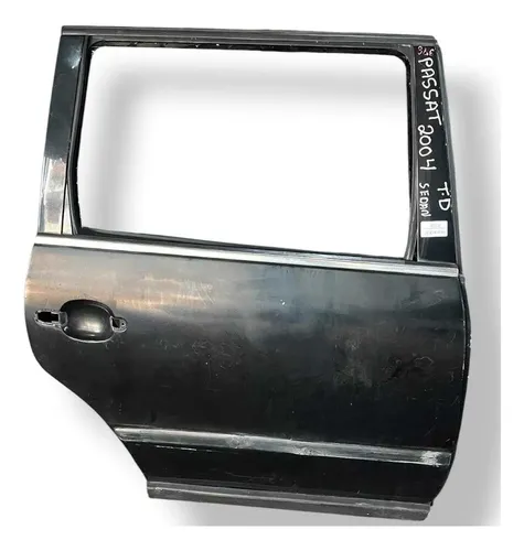 Porta Traseira Direita Volkswagen Passat Sedan 2004 2005 Traseira Direito Preto
