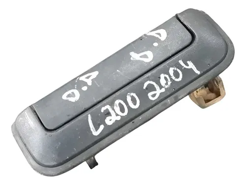 Maçaneta Externa Dianteira Direita Mitsubishi L200 2004 2005 Preto Dianteira