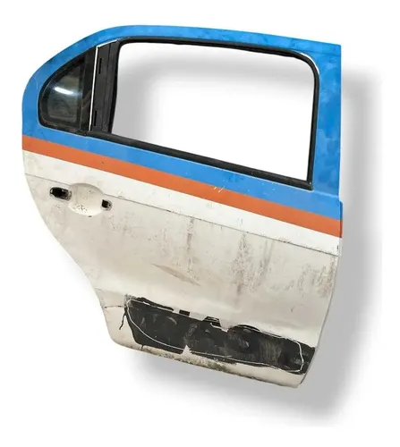 Porta Traseira Direita Vw Voyage 2014 A 2016 C/detalhe Traseira Direita Branco