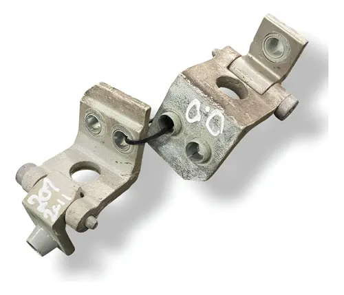 Par Dobradiças Porta Dianteira Direita Peugeot 207 2011 2012