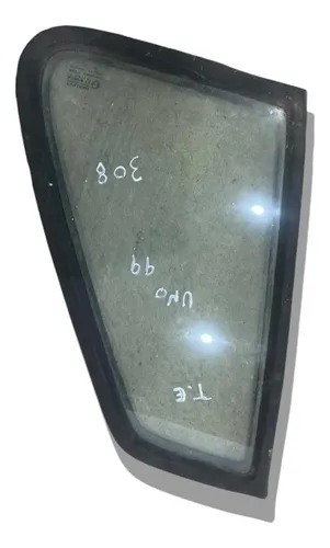 Vidro Vigia Fixo Traseiro Esquerdo Fiat Uno Mile 1999 A 2003