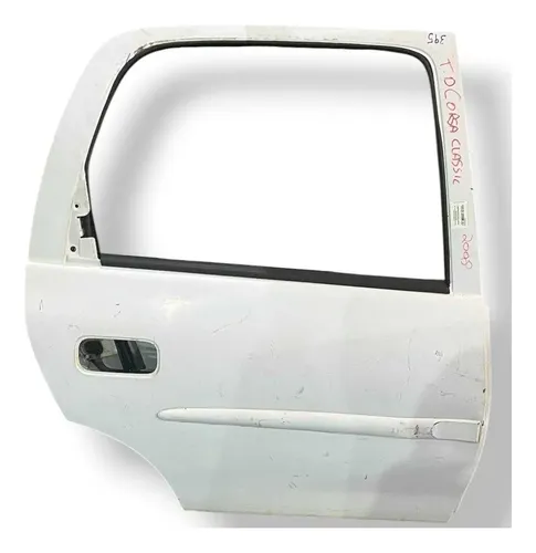 Porta Traseira Direita Gm Corsa Classic 2006 2007 2008 2009 Traseira Direito Branco