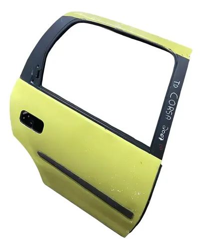 Porta Traseira Direita Chevrolet Corsa 2007 2008 - Amarelo Traseira Direita Amarelo