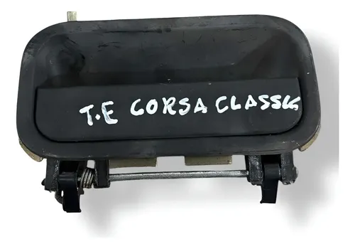 Maçaneta Externa Traseira Esquerda Chevrolet Corsa 2007 2008 Amarelo Traseira