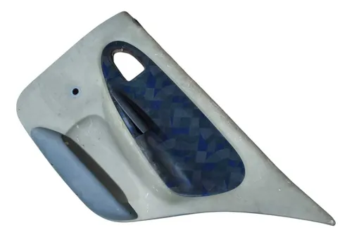 Forro Porta Traseira Direita Megane 1.6 1998/1999 7700832017 Cinza Com Detalhe Azul