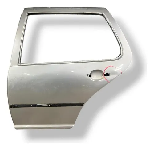 Porta Traseira Esquerda Volkswagen Golf 2001 2002 Detalhes Traseira Esquerda Prateado