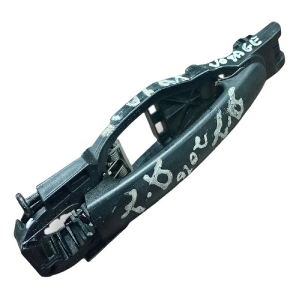 Maçaneta Externa Traseira Direita Vw Voyage 2016 5u4837886 Preto Traseira