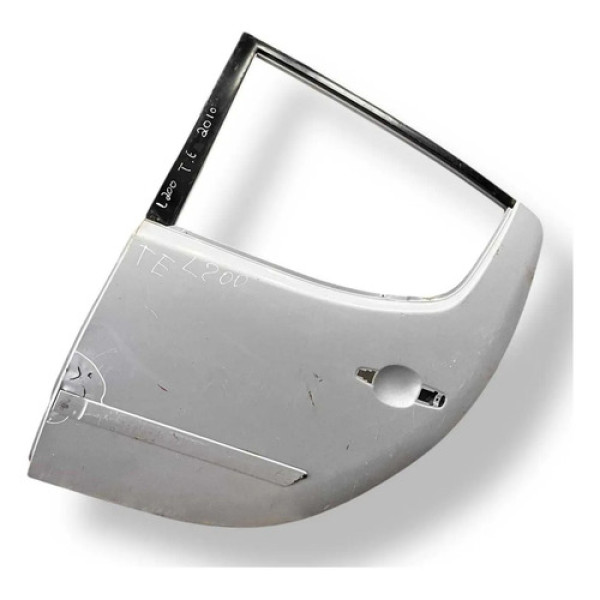Porta Traseira Esquerda L200 Triton 3.2 - 2010/2011 Detalhe Traseira Esquerdo Branco