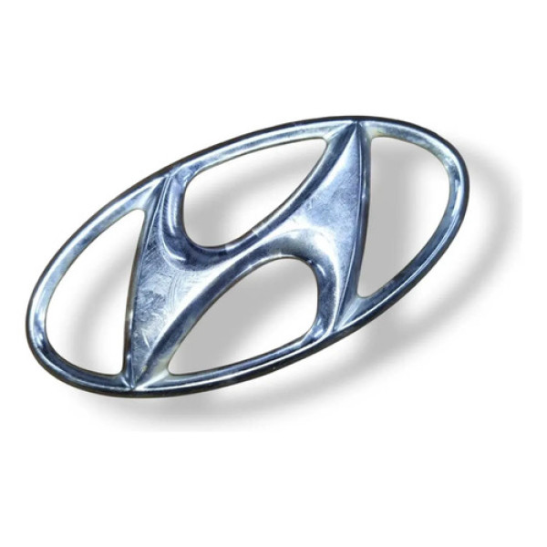 Emblema Dianteiro Hyundai Tucson 2.0 2009 2010 2011 2012 Prateado