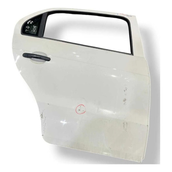 Porta Traseira Direita Volkswagen Gol G7 2019 2020 Detalhe Traseira Direita Branco