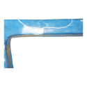 Porta Traseira Esquerda Chevrolet Blazer 2009 2010 Detalhe Traseira Esqueda Azul