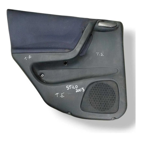 Forro Porta Traseira Esquerda Fiat Stilo 1.8 - 2003 A 2006 Preto