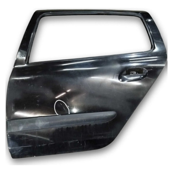Porta Traseira Esquerda  Renault Clio 4p 2010 2011 Detalhe Traseira Esquerdo Preto
