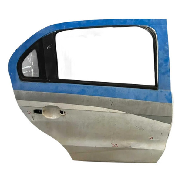 Porta Traseira Direita Volkswagen Voyage 2013 2014 Detalhe Traseira Direita Branco