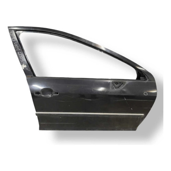  Porta Dianteira Direita Peugeot 407 Sw 3.0 2006/07 Detalhe Dianteira Direita Preto