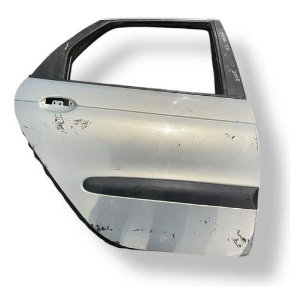 Porta Traseira Direita Renault Scenic 2002 2003 2004 2005 Traseira Direita Prateado