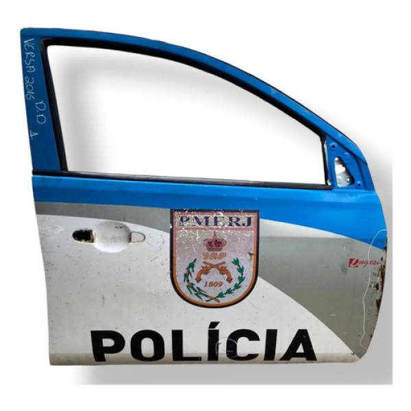 Porta Dianteira Direita Nissan Versa 2014 2015 C/detalhe Dianteira Direito Branco