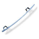 Canaleta Guia Vidro Dianteiro Direito Chevrolet Meriva 2008 Preteado