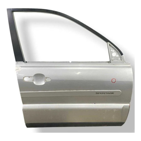 Porta Dianteira Direita Kia Sportage 2009 2010 2011 Detalhe Dianteira Direita Prateado