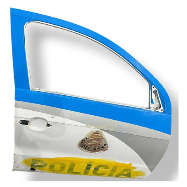 Porta Dianteira Direita (detalhe) Volkswagen Voyage 13 2014 Dianteira Direita Branco