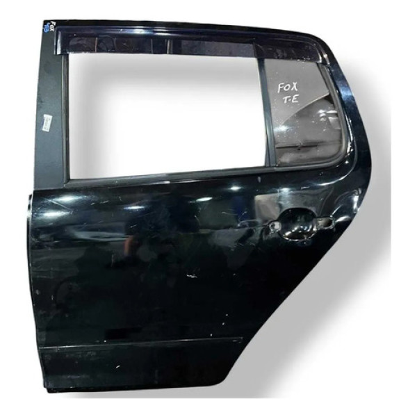 Porta Traseira Esquerda Volkswagen Fox 2010 2011 2012 2013 Traseira Esquerdo Preto