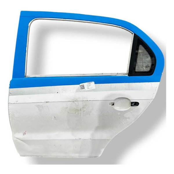 Porta Traseira Esquerda Volkswagen Voyage 2014 Detalhe Traseira Esquerda Branco