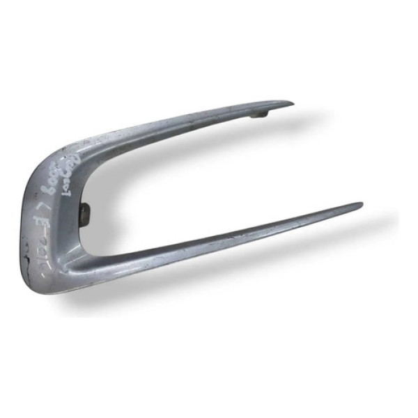 Moldura Farol Milha Lado Esquerdo Peugeot 208 2016 2017 Prateado Esquerdo