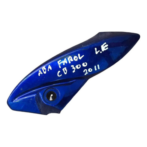Caranagem Farol Esquerda Honda Cb 300r 2011 - 61306kvk9000 Azul