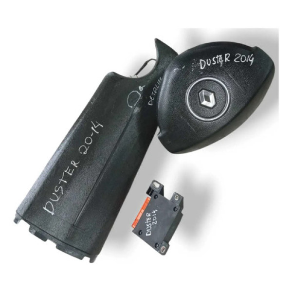 Kit Airbag Renault Duster 2.0 2012/2013/2014 (com Detalhe) Preto