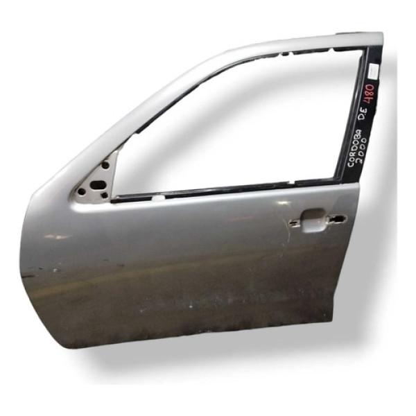 Porta Dianteira Esquerda Seat Cordoba 1997 1998 1999 2000 Dianteira Esquerdo Prateado