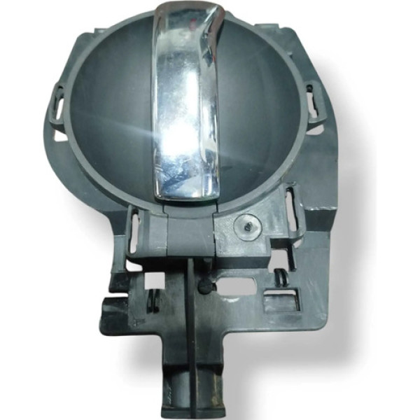 Maçaneta Interna Traseira Direita Citroën C3 2006 9647164377 Prateado Traseira