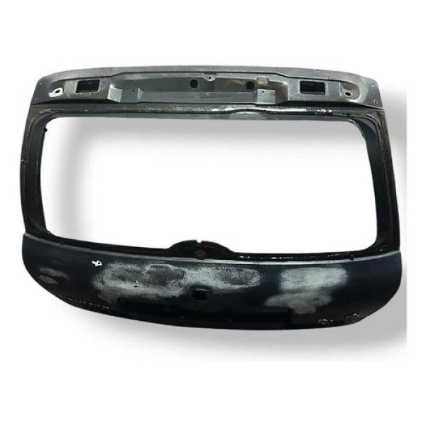 Tampa Traseira Porta Malas Renault Clio 02 2003 2004 Detalhe Preto