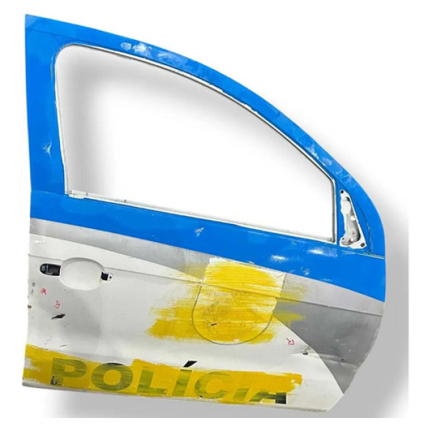 Porta Dianteira Direita (detalhe) Volkswagen Voyage 13 2014 Dianteira Direita Branco