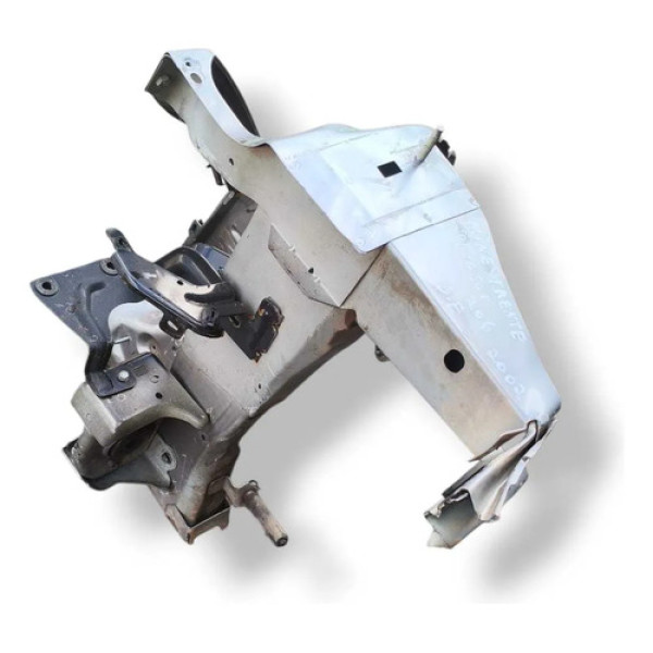 Ponta Longarina Dianteira Esquerda Peugeot 206 2001 2002 Branco