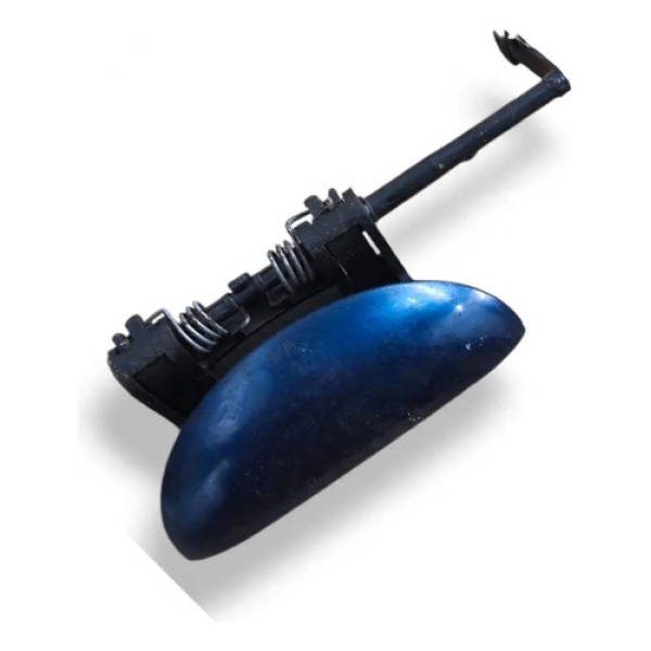 Maçaneta Externa Dianteira Esquerda Peugeot 206 2003 2004 Azul Dianteira