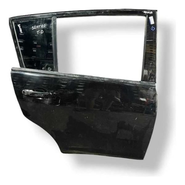 Porta Traseira Direita Nissan Sentra 2008 2009 2010 A 2013 Traseira Direita Preto