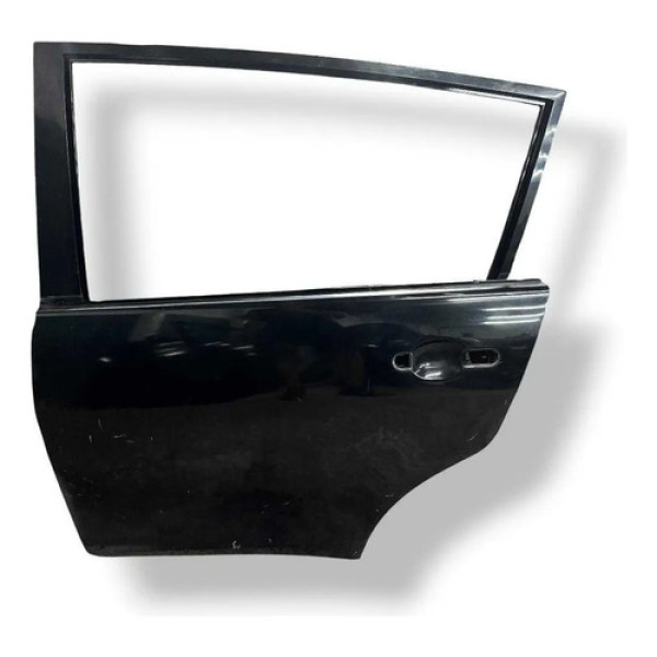 Porta Traseira Esquerda Nissan Tiida 2008 2009 2010 2011 12 Traseira Esquerdo Preto