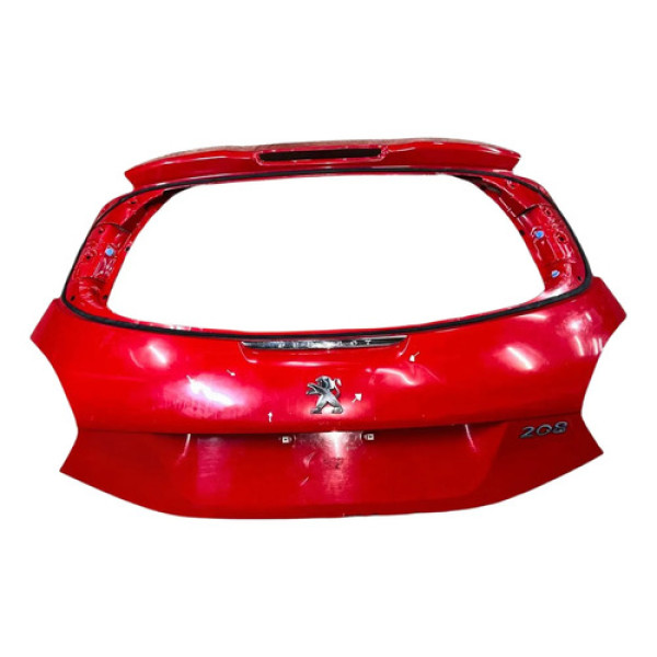 Tampa Traseira Peugeot 208 2013 2014 2015 2016 Detalhe Vermelho
