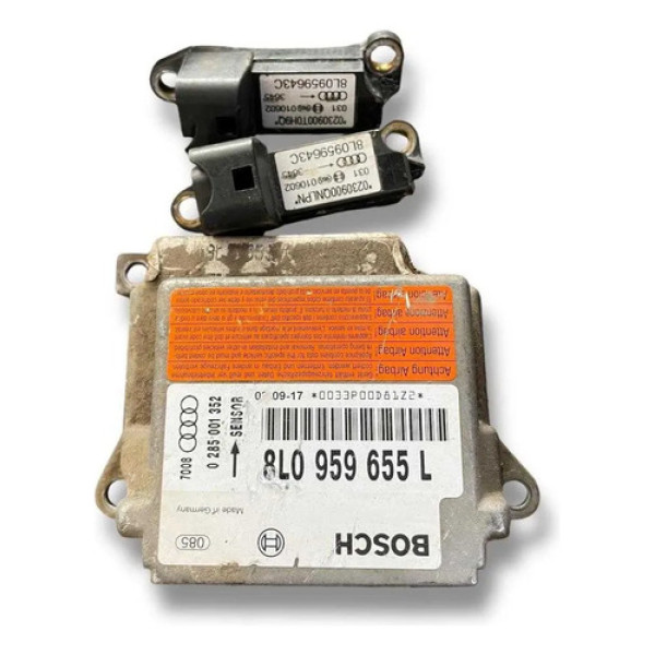 Kit Air Bag Audi Sedan A3 A4 A6 01,2002,2003,2004,2005,2006 Preto