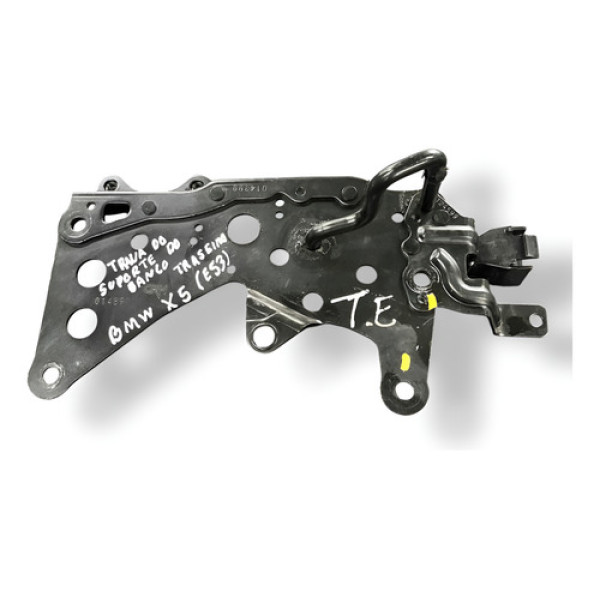 Suporte Trava Encosto Traseiro Esquerdo Bmw X5 2001 8258743 Preto