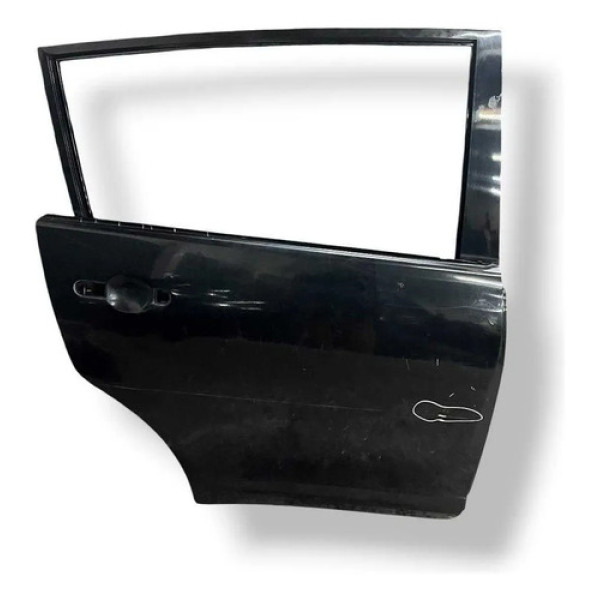 Porta Traseira Direita Nissan Tiida 2008 2009 2010 Detalhe Traseira Direita Preto