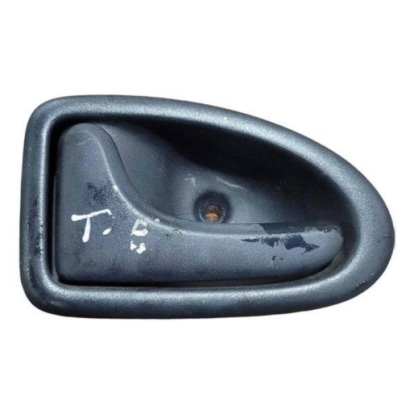 Maçaneta Interna Traseira Esquerda Clio 2003 2004 7700423887 Preto Traseira