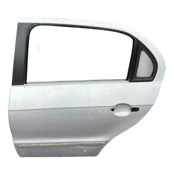 Porta Traseira Esquerda Gol G5 2008 2009 2010 Com Detalhe Traseira Esquerda Prateado