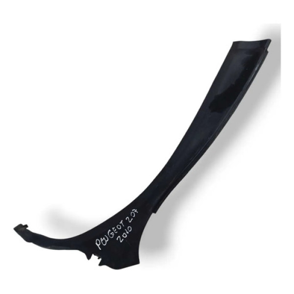 Grade Churrasqueira Lado Direito Peugeot 207 2010 9630607377 Preto Liso