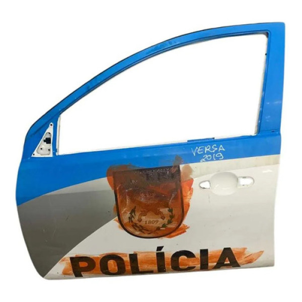Porta Dianteira Esquerda Nissan Versa 1.6 S 2019/2020/2021 Dianteira Esquerda Branco