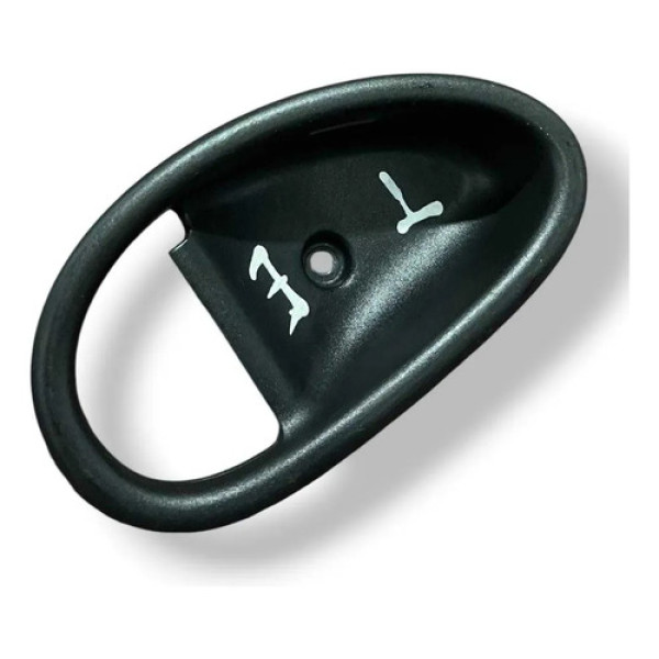 Maçaneta Interna Traseira Esquerda Fiat Siena 2006 2007 2008 Prateado Traseira